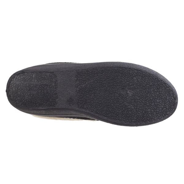 Snowflake Ladies Wool Felt Slippers