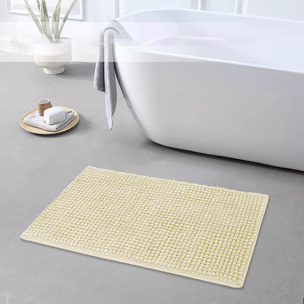 Soft Washable Non Slip Water Absorbent Shower Rug Anti Static Bath Mats