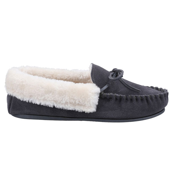 Sopworth Suede Moccasin Slipper for Women