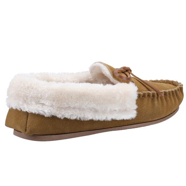 Sopworth Suede Moccasin Slipper for Women