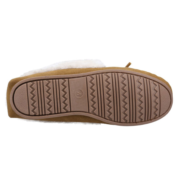 Sopworth Suede Moccasin Slipper for Women