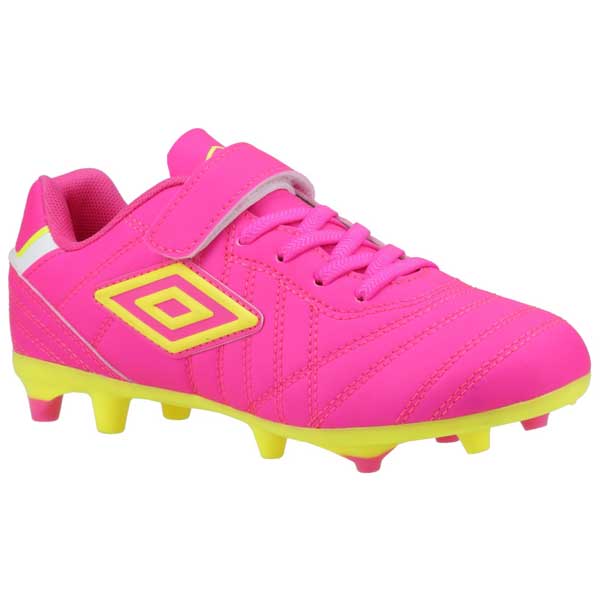 Firm Ground Junior Football Boots with Contact Strap