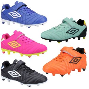 Firm Ground Junior Football Boots with Contact Strap