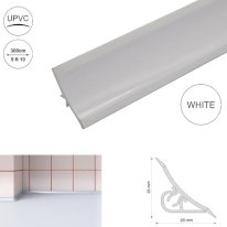 Splashback Worktop Profile Strip Edging Trim Kitchen Seal 3m Long