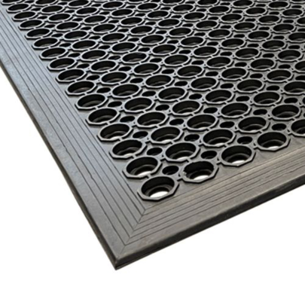 Stand-Alone Rubber Entrance Mat with Honeycomb Design