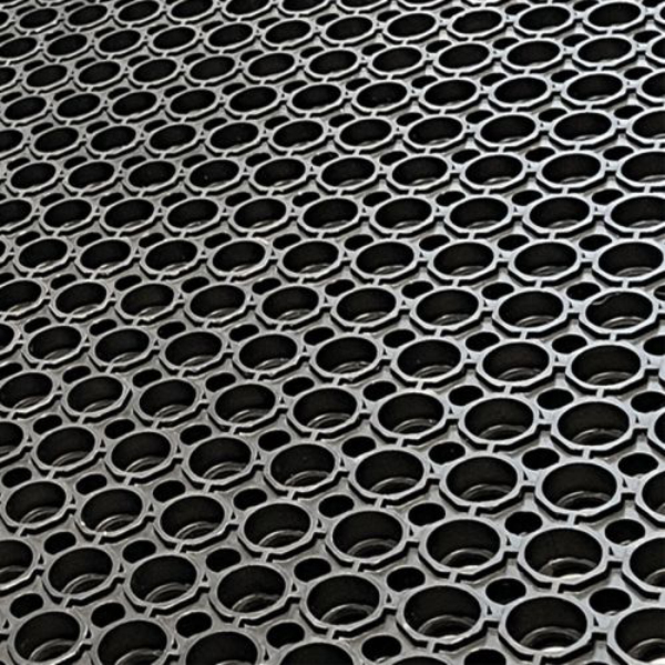 Stand-Alone Rubber Entrance Mat with Honeycomb Design