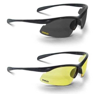 Stanley 10-Base Curve Half-Frame Safety Eyeglasses