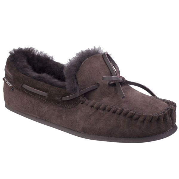 Stanway Sheepskin Lined Moccasin Slipper