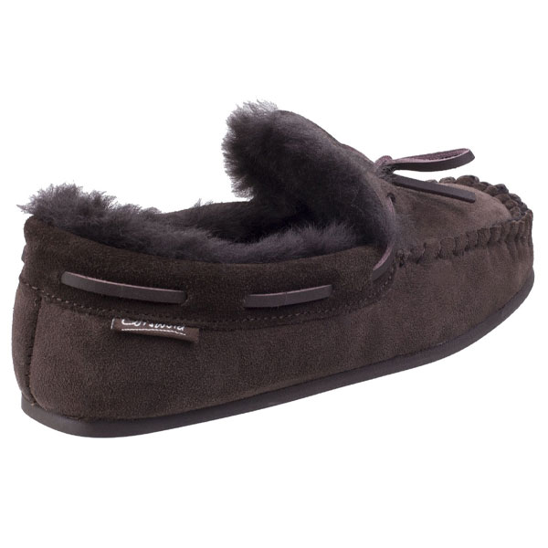 Stanway Sheepskin Lined Moccasin Slipper