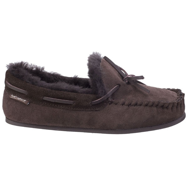 Stanway Sheepskin Lined Moccasin Slipper
