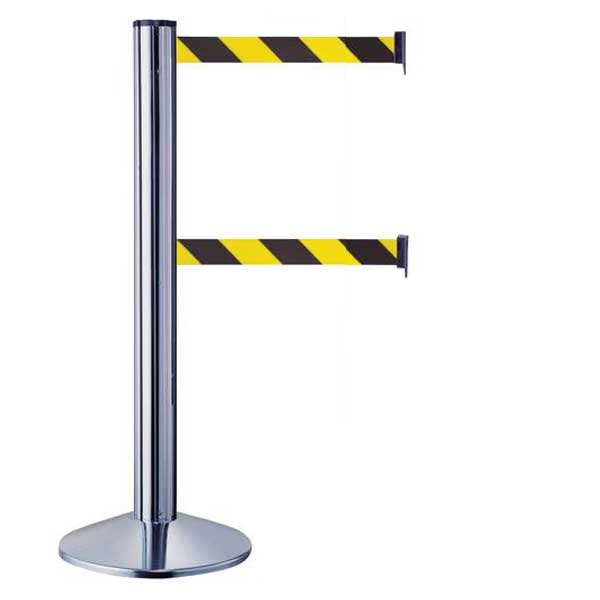 Tensile Double Belt Yellow & Black Barrier
