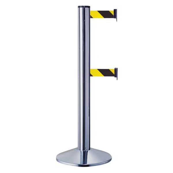 Tensile Double Belt Yellow & Black Barrier