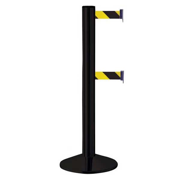 Tensile Double Belt Yellow & Black Barrier