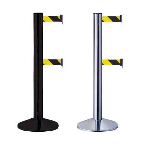 Tensile Double Belt Yellow & Black Barrier
