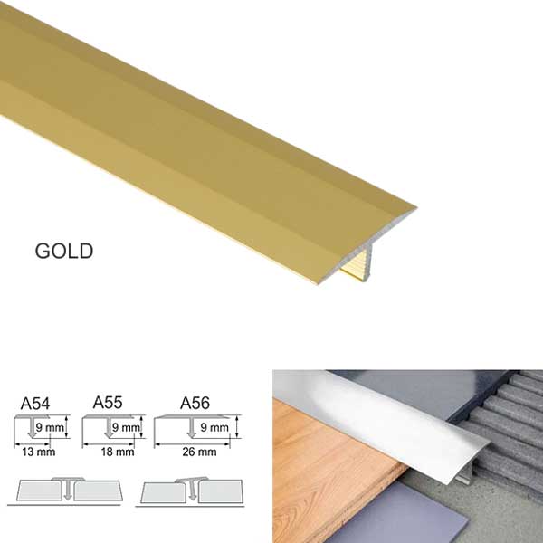 Threshold Trim T Bar Transition Trim For Tiles Aluminium