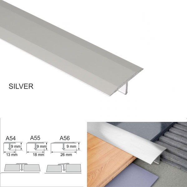 Threshold Trim T Bar Transition Trim For Tiles Aluminium