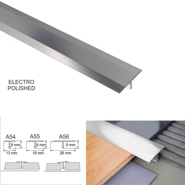 Threshold Trim T Bar Transition Trim For Tiles Aluminium