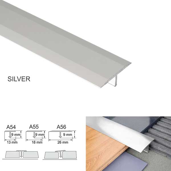 Threshold Trim T Bar Transition Trim For Tiles Aluminium