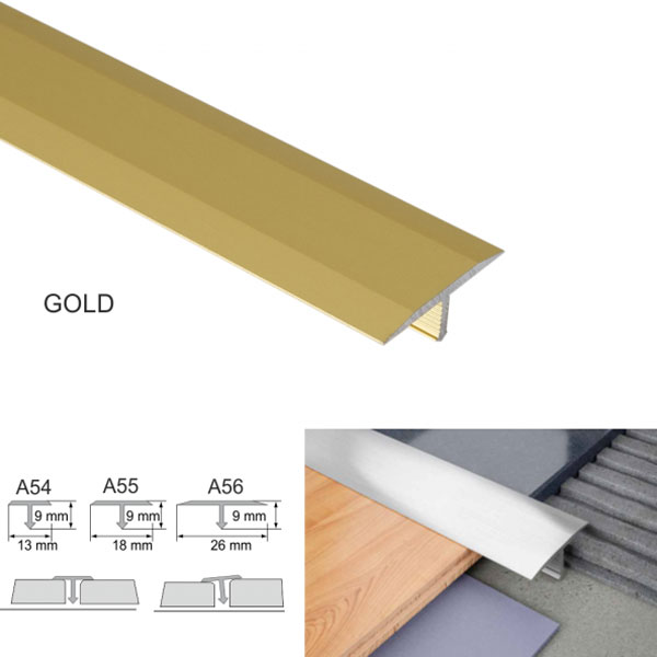 Threshold Trim T Bar Transition Trim For Tiles Aluminium