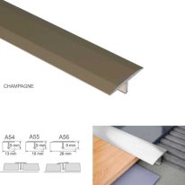 Threshold Trim T Bar Transition Trim For Tiles Anodised Aluminium
