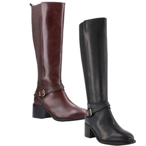 Tildings Tall Boot with Strap Accent