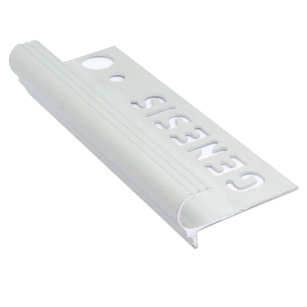 Tile-In Bullnose 10mm and 12mm Flooring Matt Silver