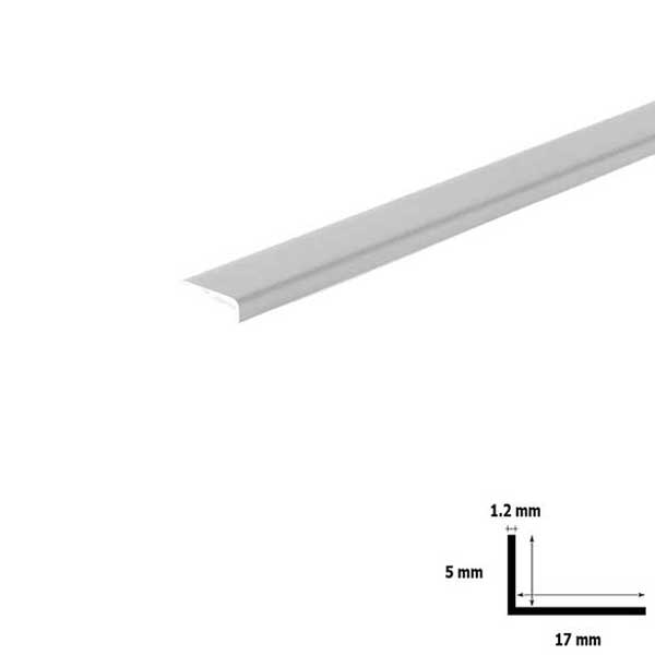 Unequal Plastic PVC Corner 90 Degree Angle Trim 2.5M