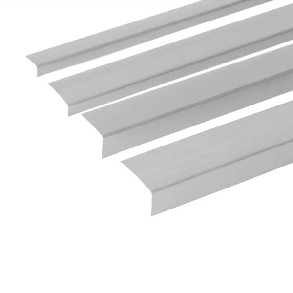 Unequal Plastic PVC Corner 90 Degree Angle Trim 2.5M