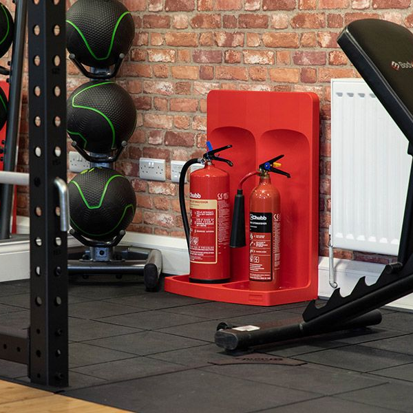 Universal Modular Double Extinguisher Stand
