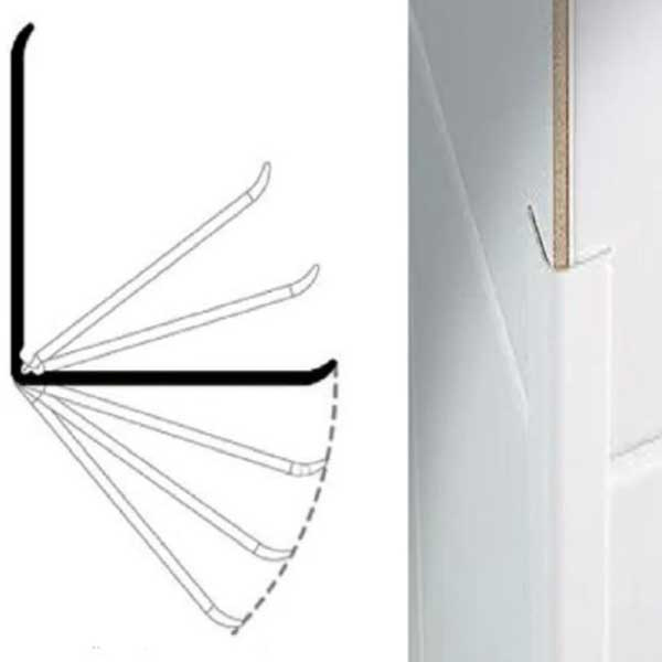 UPVC White Flexible Angle Corner Trim 5m – Durable & Easy Fit