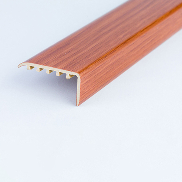 UPVC Wood Effect 45 x 22m Stair Edge Trim Nosing Trim