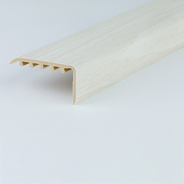 UPVC Wood Effect 45 x 22m Stair Edge Trim Nosing Trim