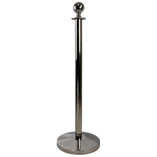 VIP Chrome Barrier Stands with Red Twisted Rope