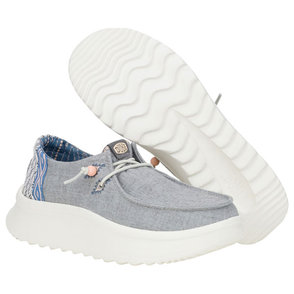 Wendy Peak Comfort Woven Chambray Shoes