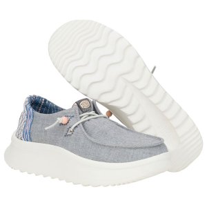 Wendy Peak Comfort Woven Chambray Shoes