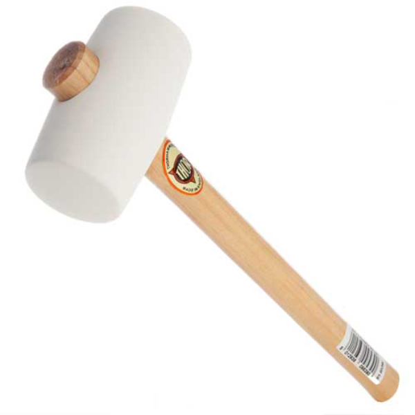 White Head Semi Hard Rubber Mallet - 675g