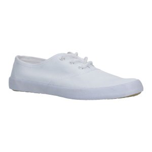 White Canvas Plimsolls Small Fit