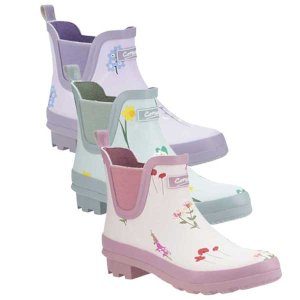 Wildflower Low-Cut Wellington Boots
