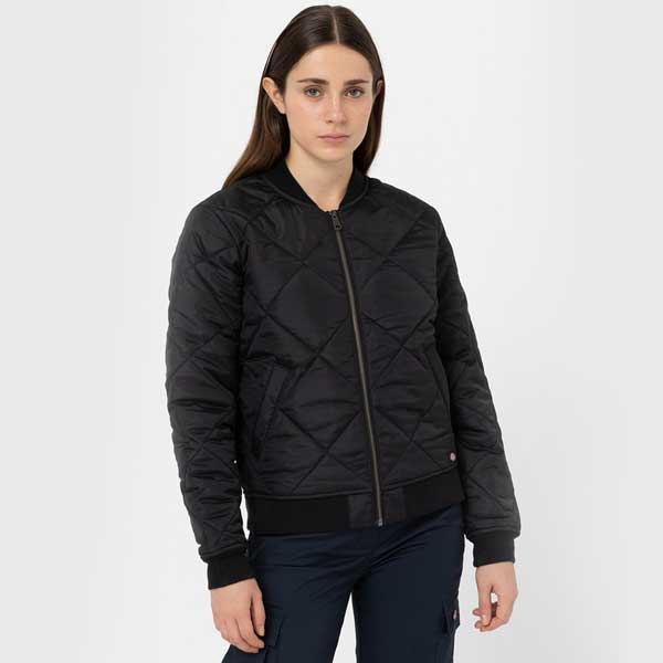 Women's Quilted Bomber Workwear Jacket