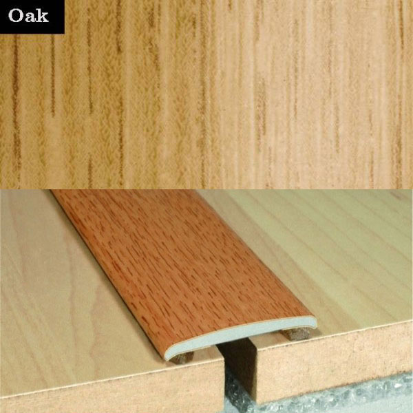 Wood Effect Self Adhesive Door Threashold Door Floor Trim Aluminium