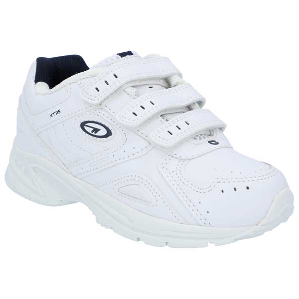 XT115 Triple Touch Fastening Black Trainer for Kids