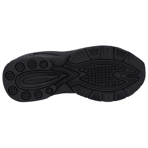 XT115 Triple Touch Fastening Black Trainer for Kids