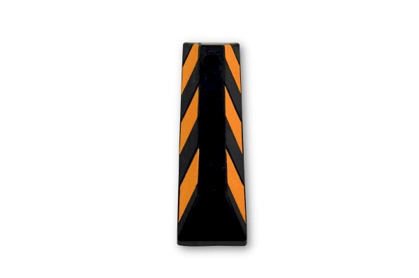 Yellow/Black Recycled Rubber Wheel Stop