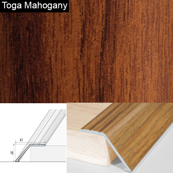 Buy High Quality Aluminium Wood Effect Door Floor Trim Carpet Threshold